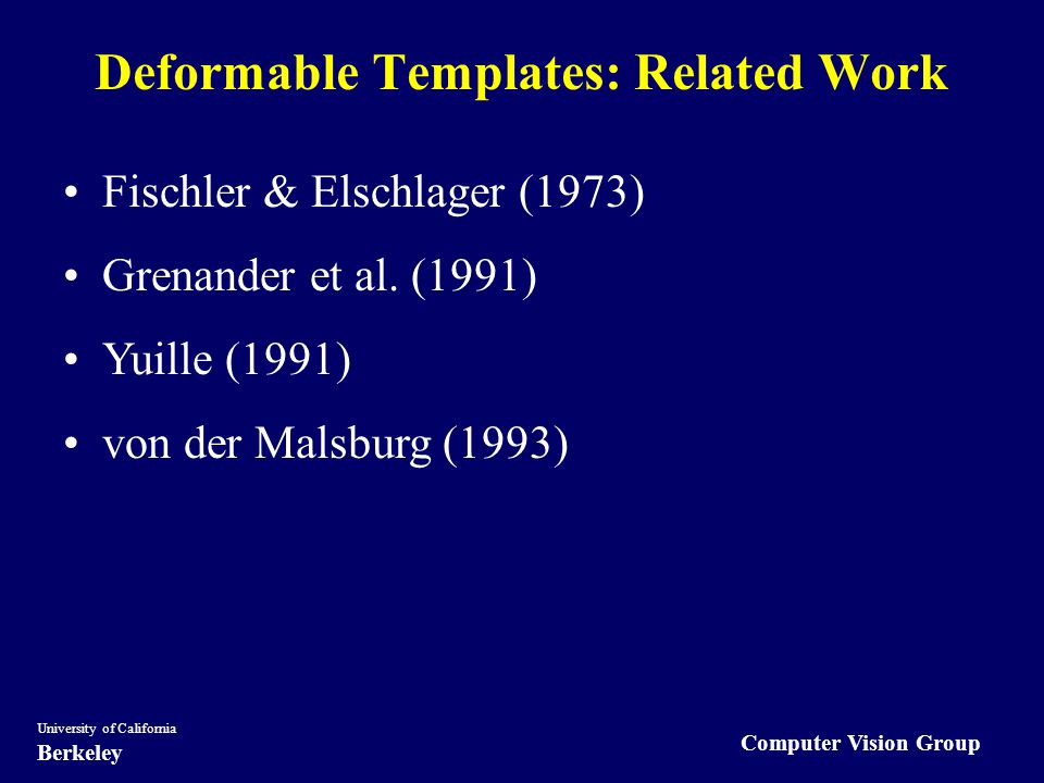 computer vision group university of california berkeley matching computer vision group university of california berkeley matching, Presentation templates