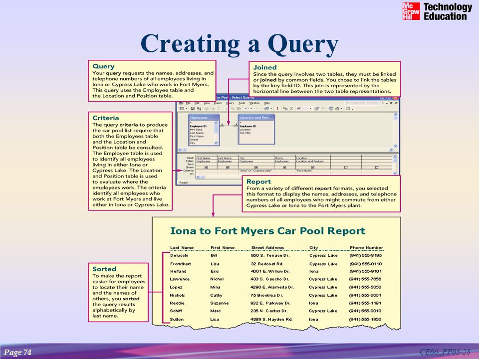 CE06_PP03-28 Creating a Query Page 74