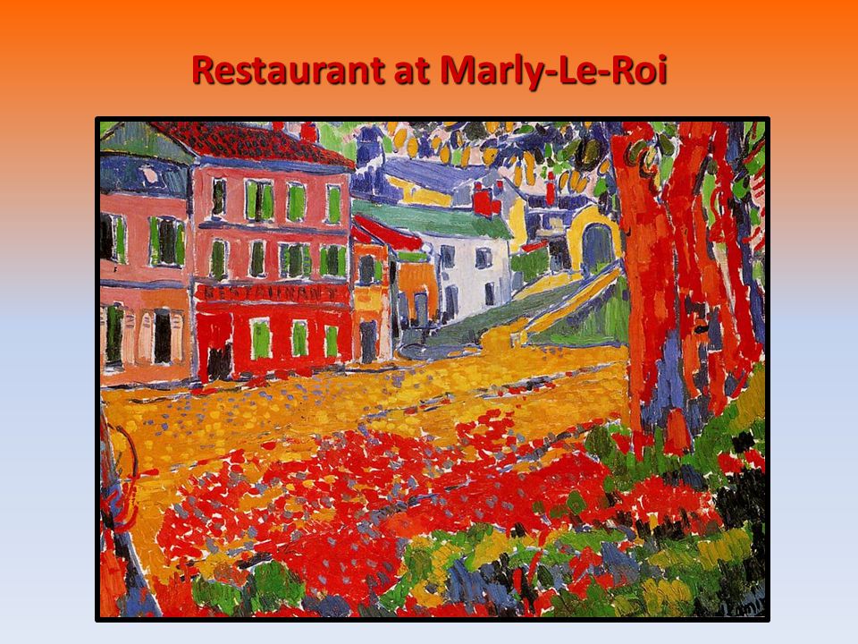 Restaurant at Marly-Le-Roi