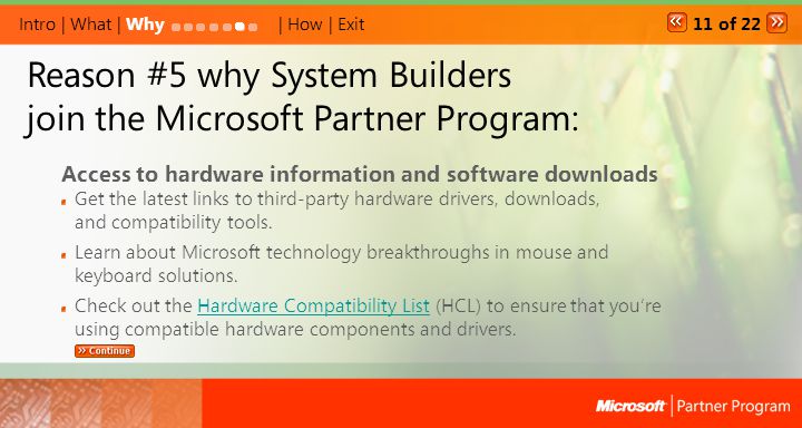 Access to hardware information and software downloads Get the latest links to third-party hardware drivers, downloads, and compatibility tools.