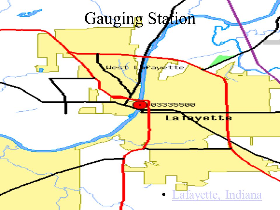 Gauging Station Lafayette, Indiana