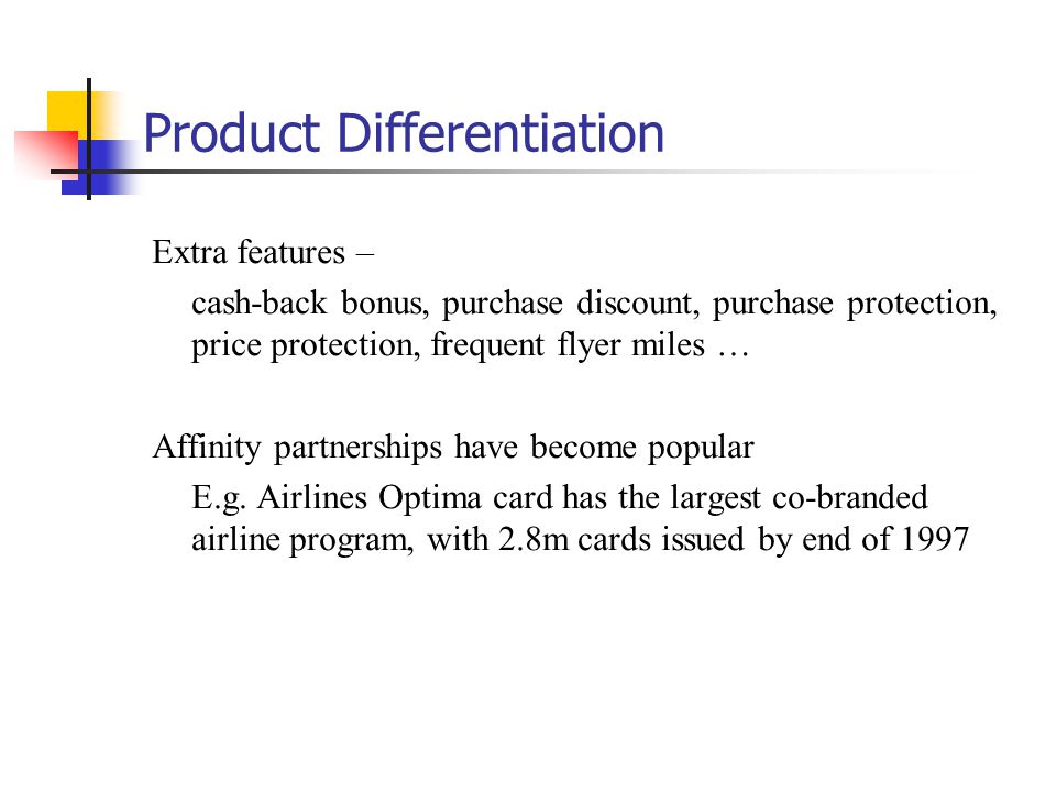 credit card industry is quite competitive competition inside visa frequent flyer master