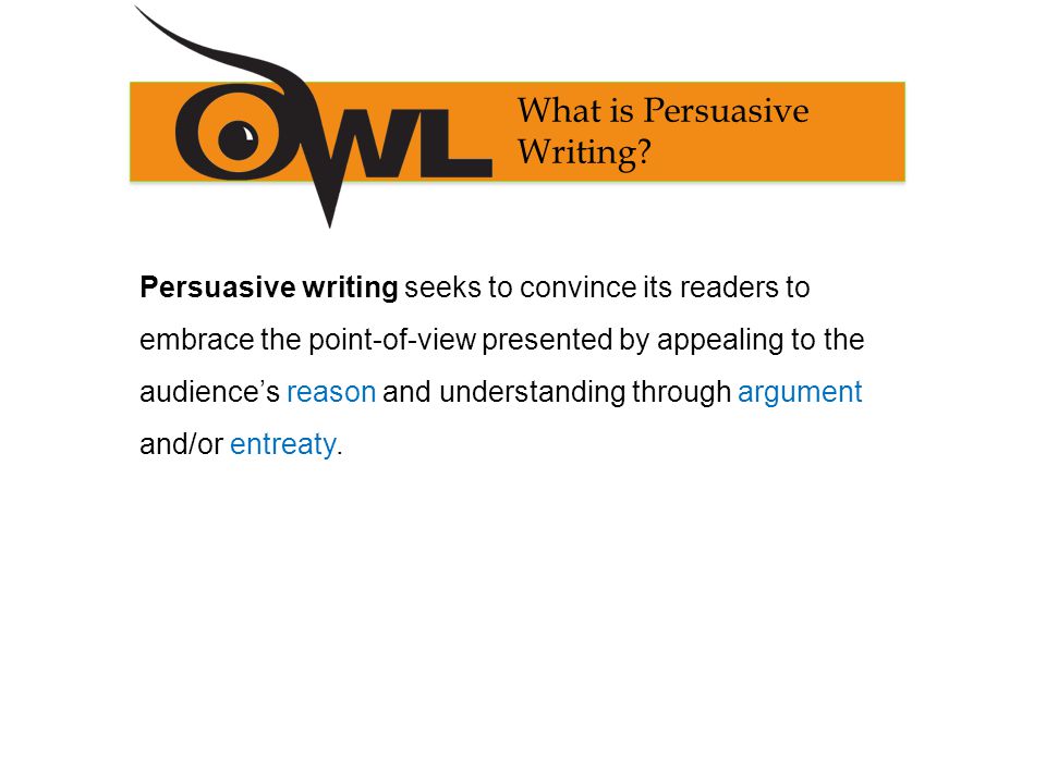 owl purdue persuasive essay