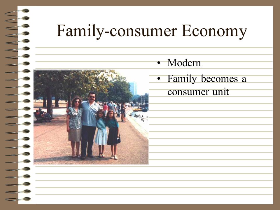 Family-wage Economy 19th century, industrialization economic activity removed from home