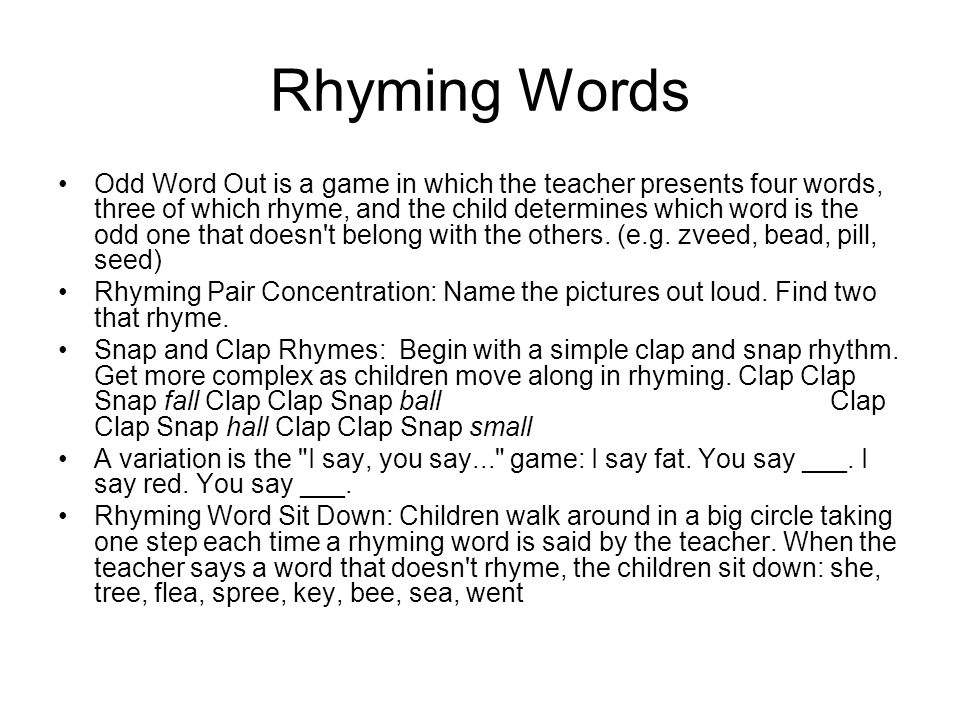 Printables Example Of Rhyming Words In Sentence example of rhyming words in sentence precommunity printables worksheets towards reading strategies try to provide a words