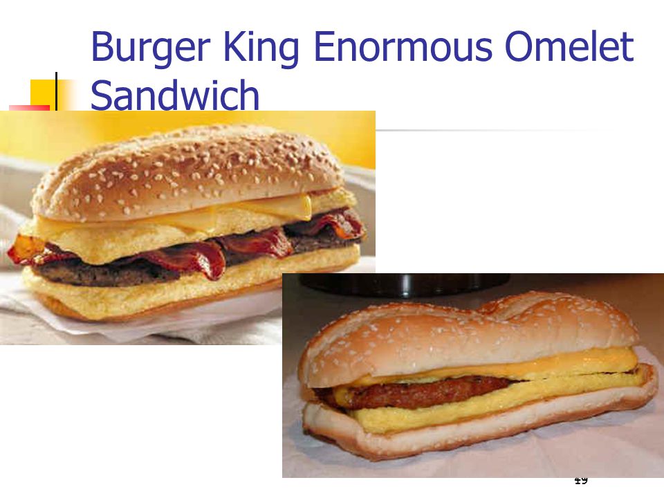 21 Burger King Enormous Omelet Sandwich 19