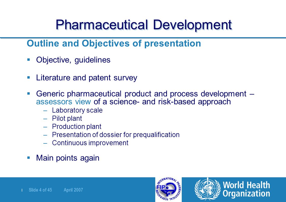 pharmaceutical product development
