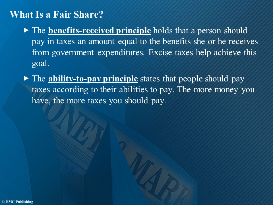 What Is a Fair Share.