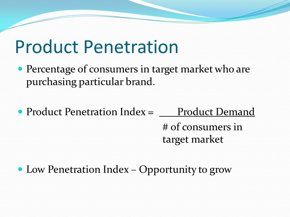 Hotel market penetration index