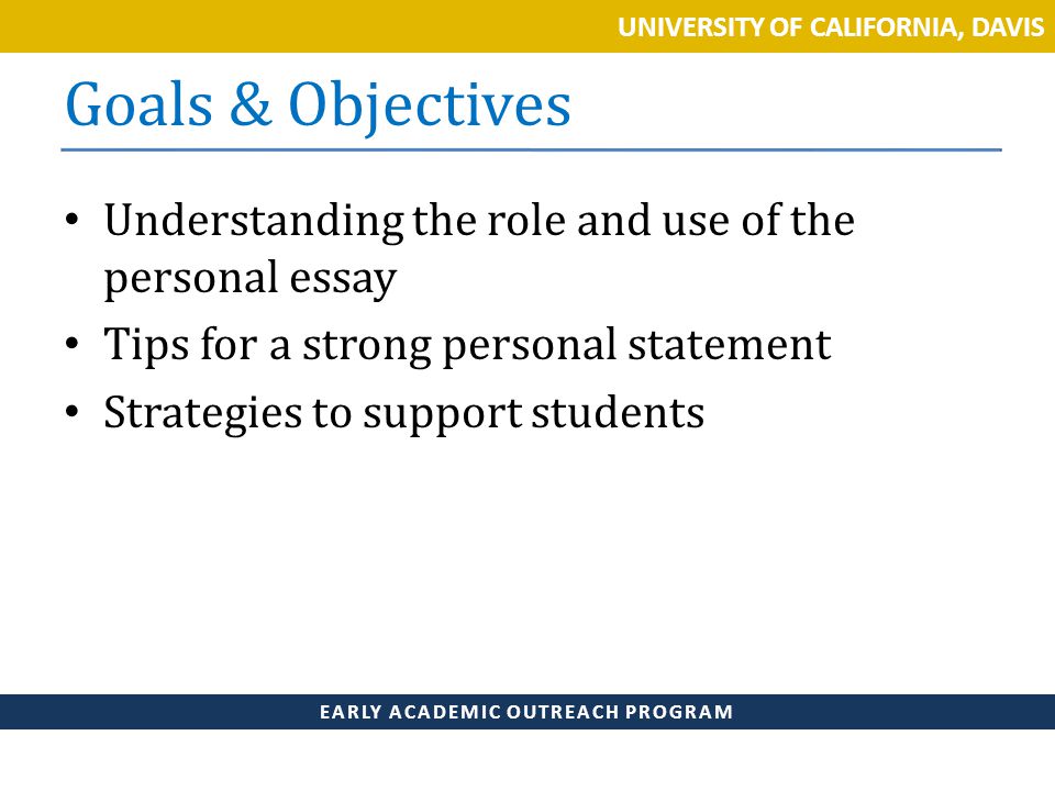 Students need goals to guide their learning and manage their lives