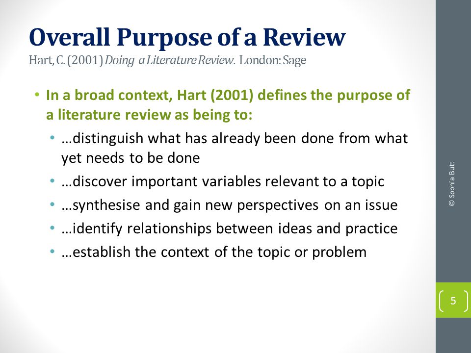 Literature Review Dissertation Help