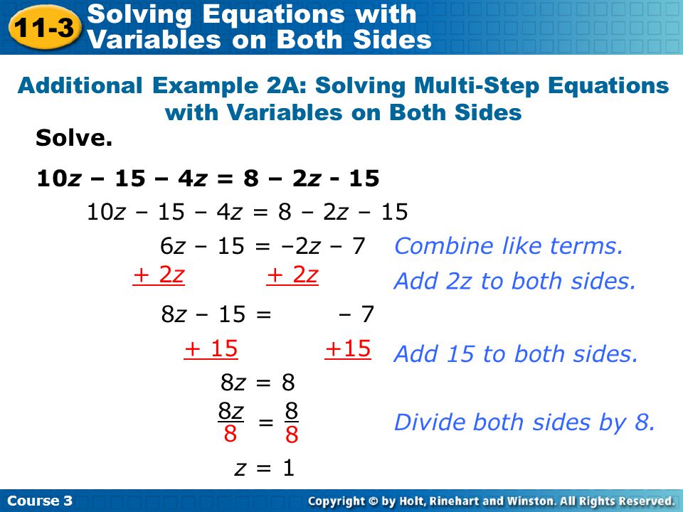 Simple Math Equations With Variables Equations Amp Inequalities Introduction 6th Grade Math