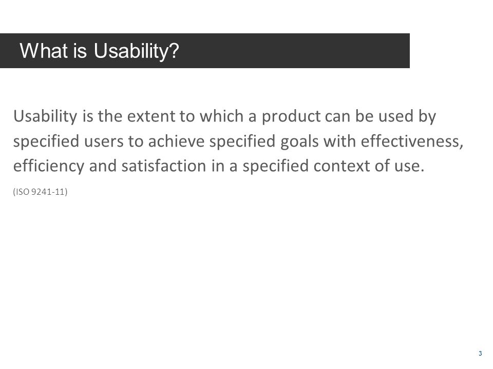 3 What is Usability.