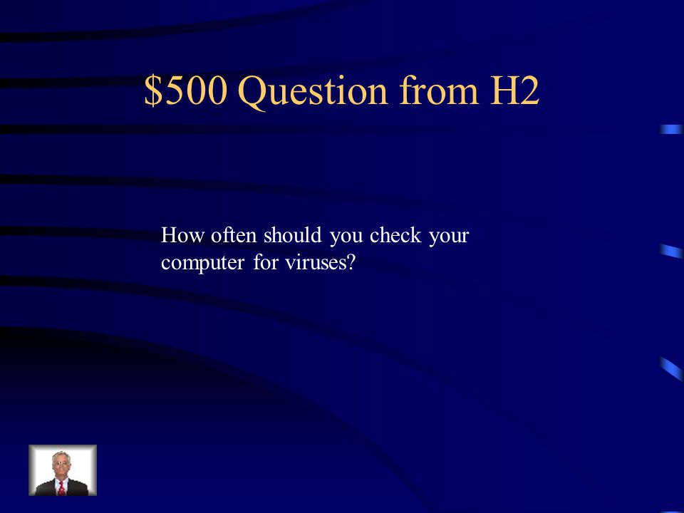 $400 Answer from H2 About 500