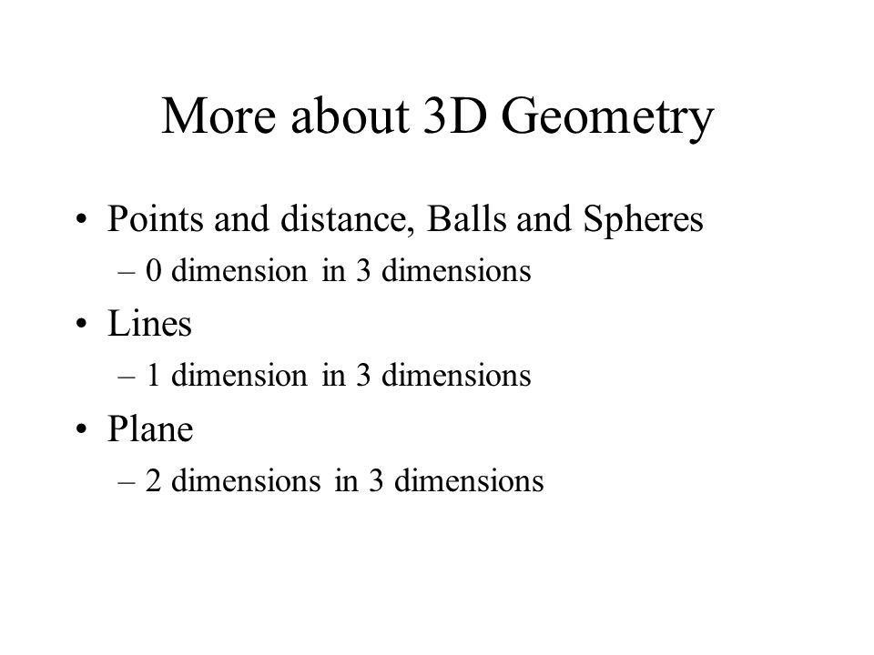 Lecture 7 Hyper Planes Matrices And Linear Systems Shang Hua Line In 3d 2d By Linear Equation A Point And Vector Two