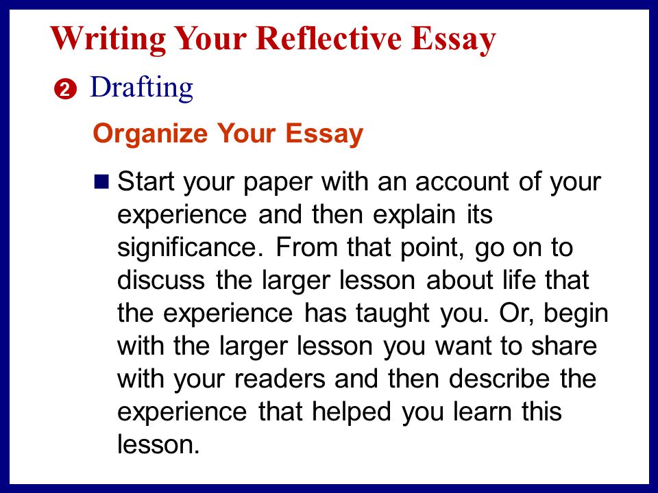Buy a custom essay reflective essay