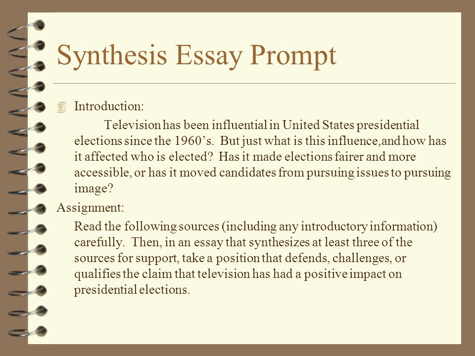 Ap english language and composition synthesis essay template