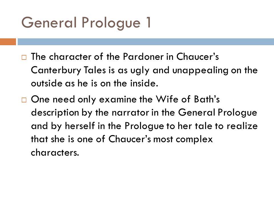 Essay on chaucer-canterbury tales