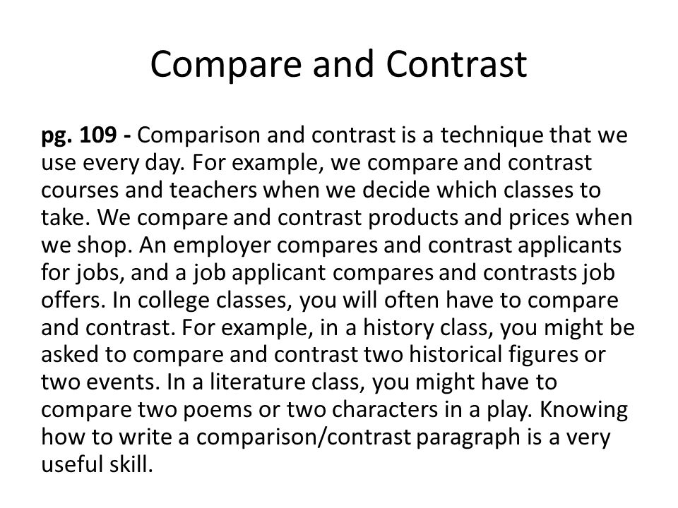 write attention getter compare contrast essay write attention getter compare contrast essay