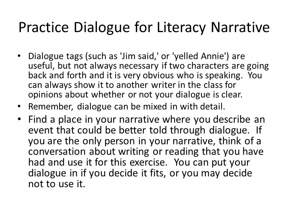 What Is A Literacy Narrative Essay