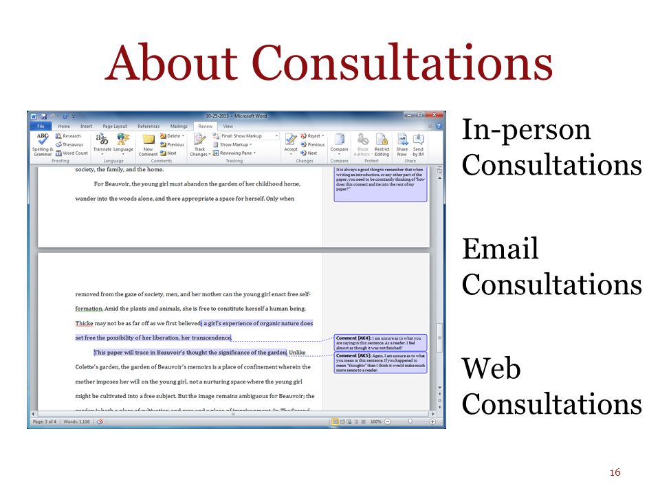 About Consultations In-person Consultations  Consultations Web Consultations 16