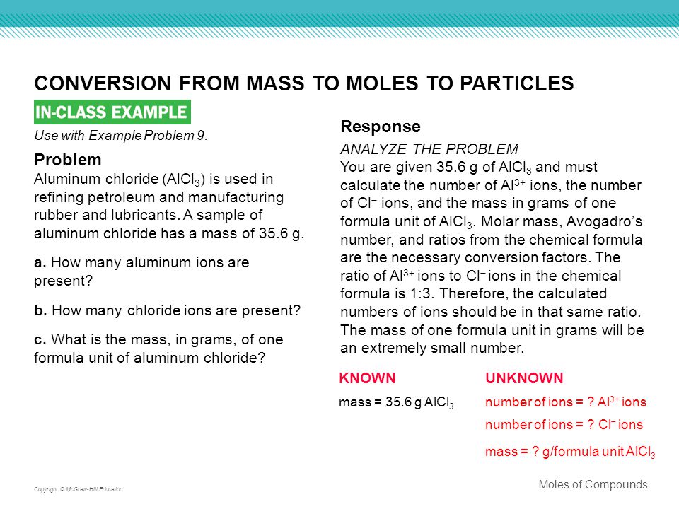 How To Solve Mole Problems