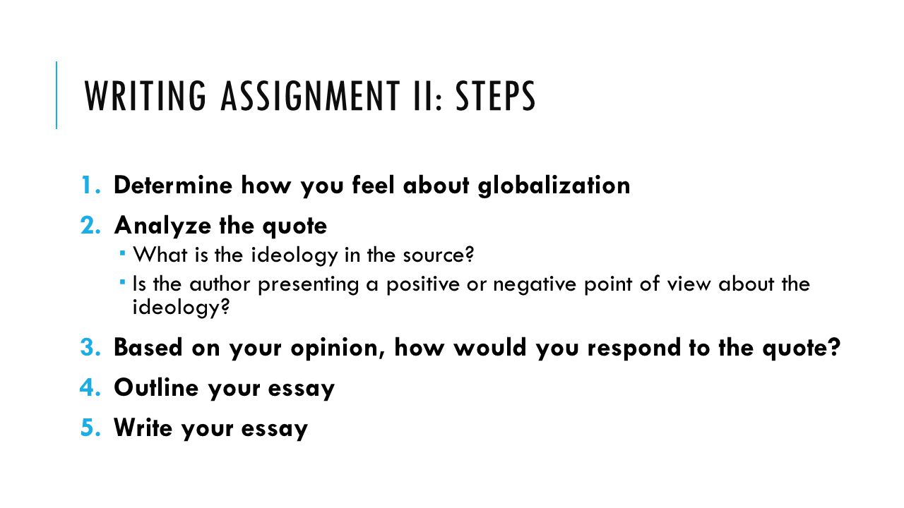 essays on globalization
