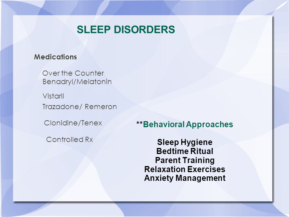 Clonidine pediatric behavior