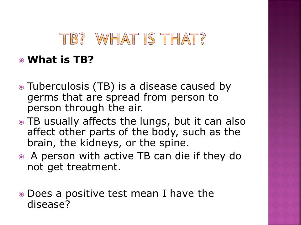  What is TB.
