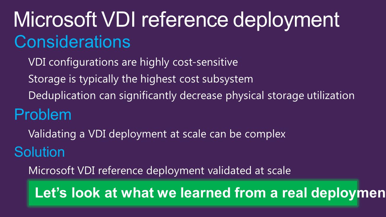 Let’s look at what we learned from a real deployment