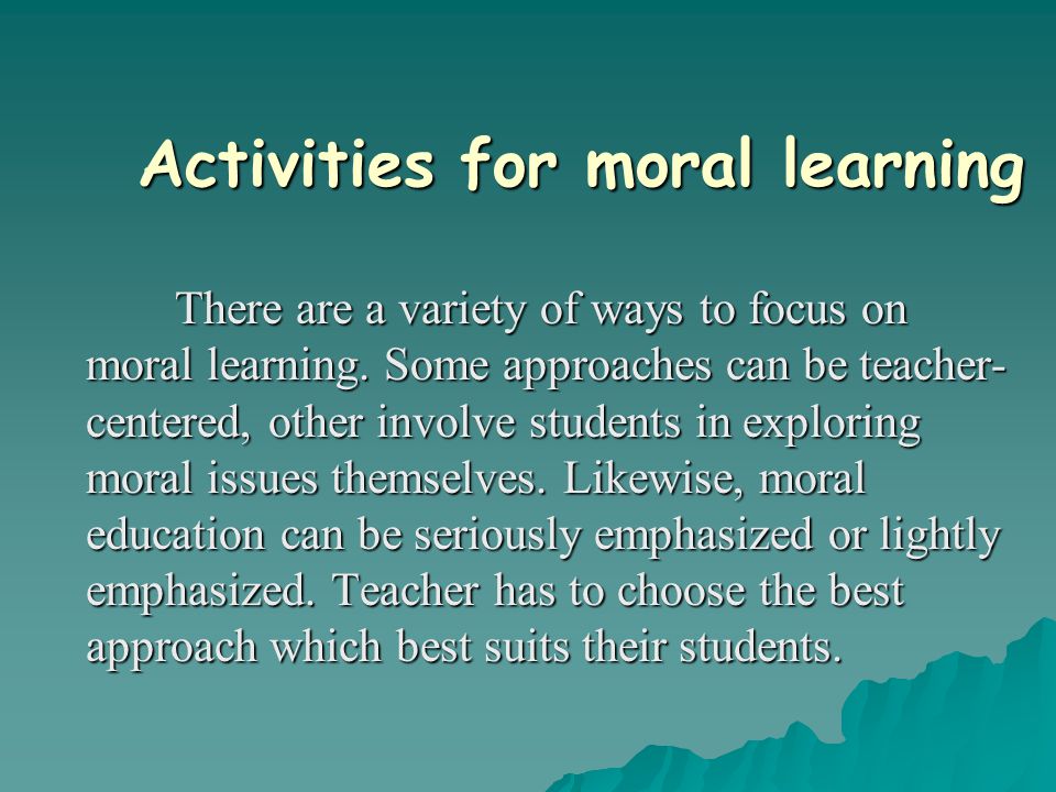 Essay On Moral