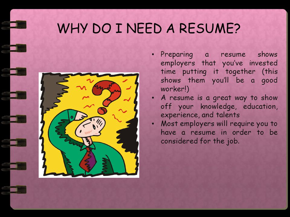 what are four things a great résumé shows employers