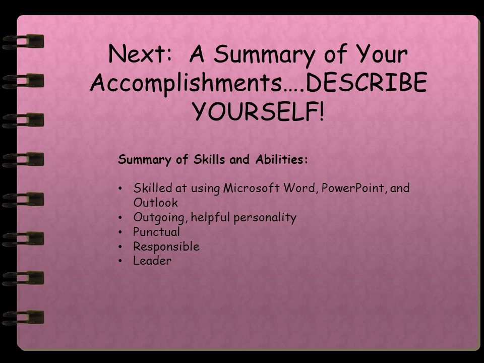 what are four things a great résumé shows employers