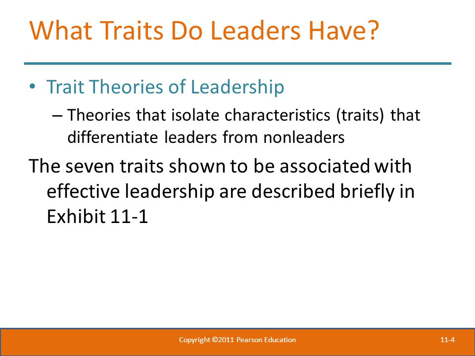 11-4 What Traits Do Leaders Have.