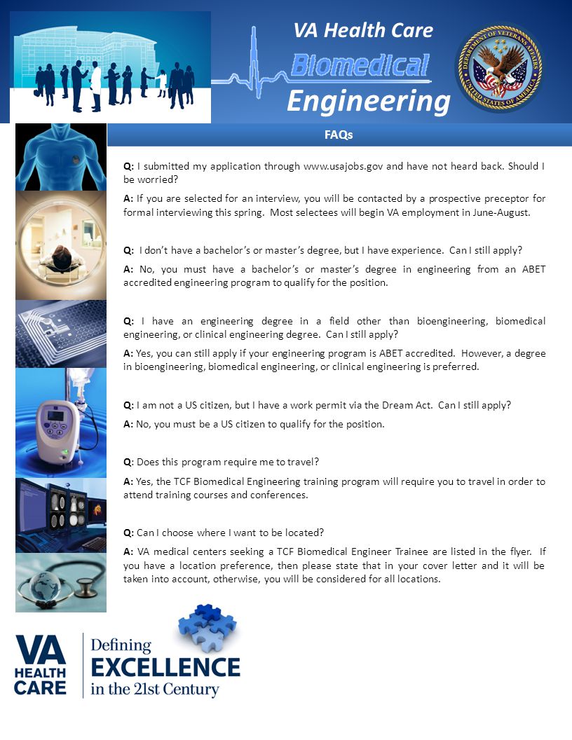 Engineering VA Health Care Q: I submitted my application through   and have not heard back.