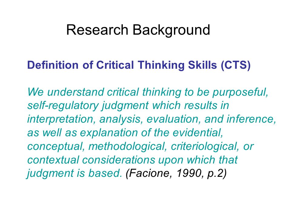 Critical Thinking Appraisal Practice Test
