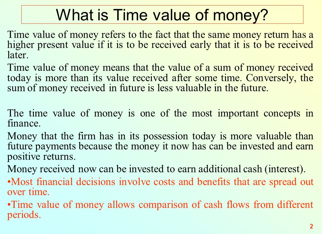 importance of time value of money in making financial decisions “the today’s world moves at neck breaking speed & it calls for a decisive action” “quantum leap thinking” the topic which was assign was “how time value of money affects investments and financial decisions in financial management“ the time value of money is the value of money figuring in a given amount of interest earned over a. importance of time value of money in making financial decisions “the today’s world moves at neck breaking speed & it calls for a decisive action” “quantum leap thinking” the topic which was assign was “how time value of money affects investments and financial decisions in financial management“ the time value of money is the value of money figuring in a given amount of interest earned over a.