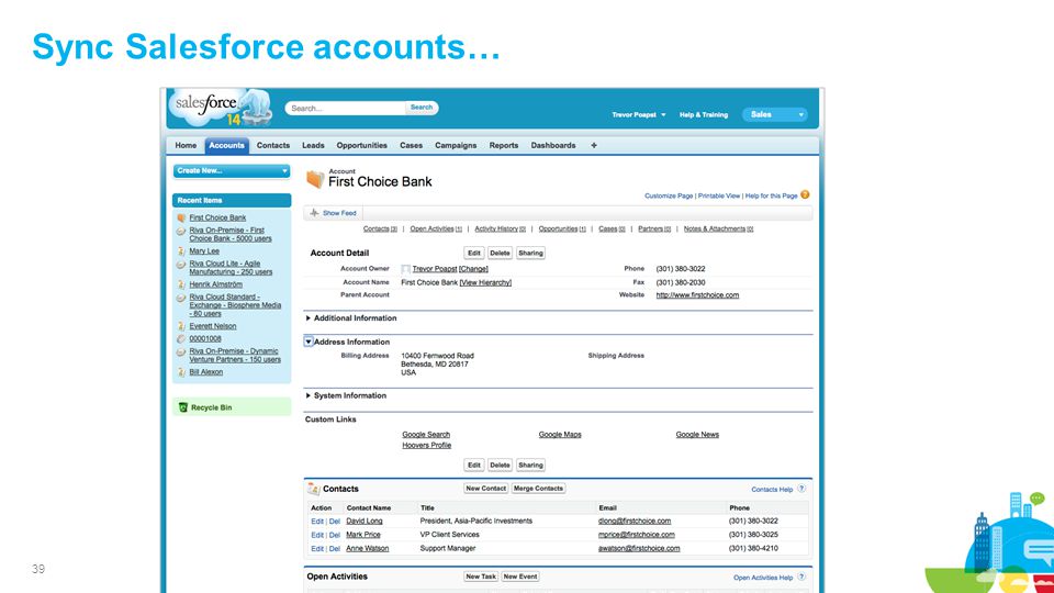 39 Sync Salesforce accounts…