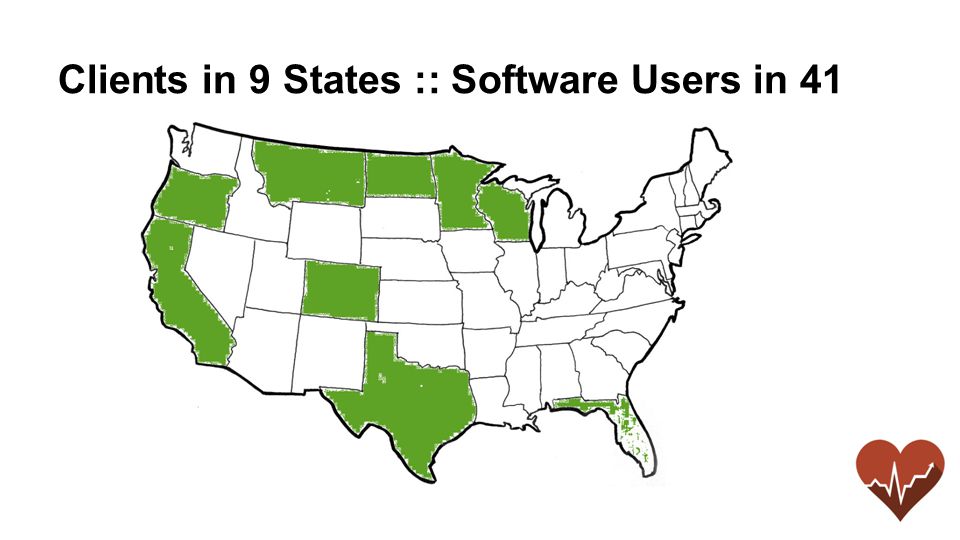 Clients in 9 States :: Software Users in 41