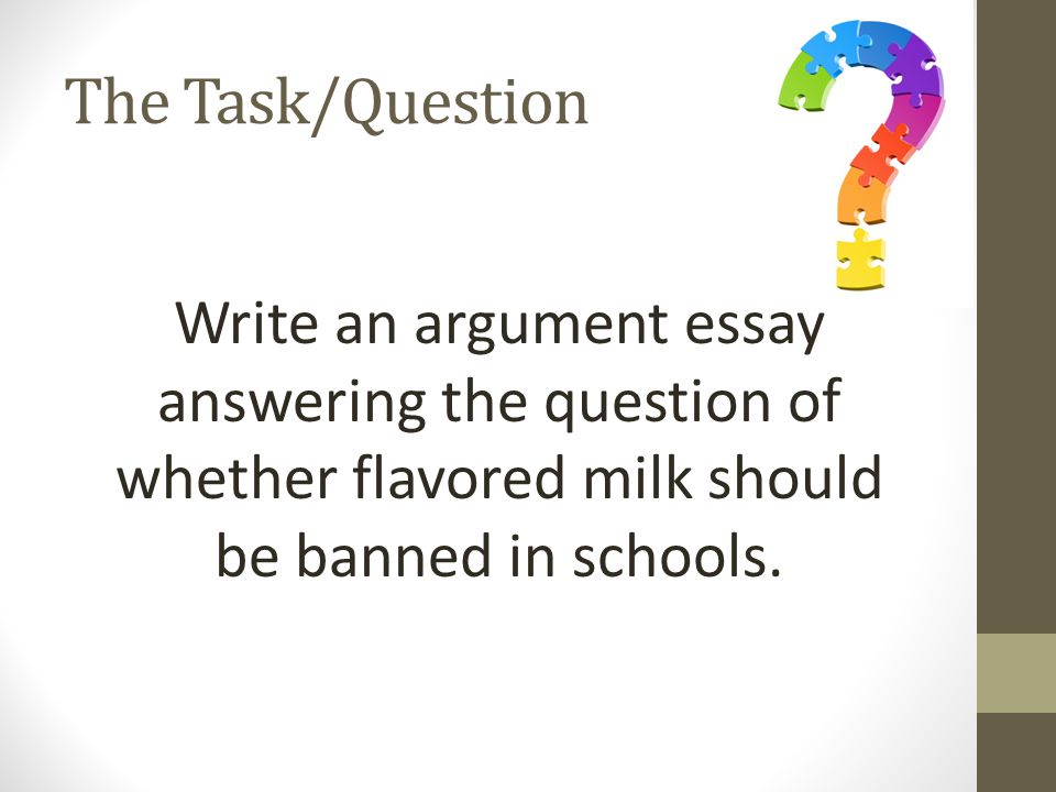 How To Write A Good Argument Essay