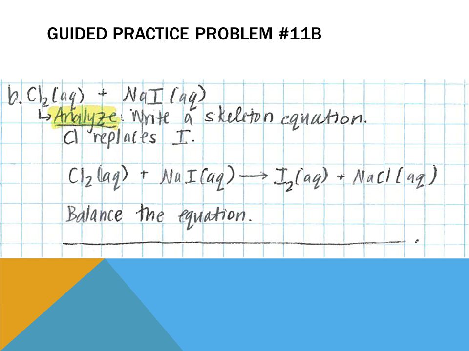 GUIDED PRACTICE PROBLEM #11 A