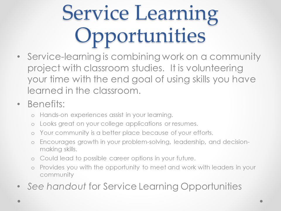 Volunteer Work Essay