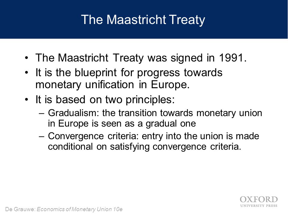 Buy research paper online economic effects of the maastricht treaty