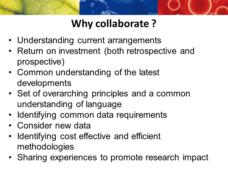 Why collaborate .