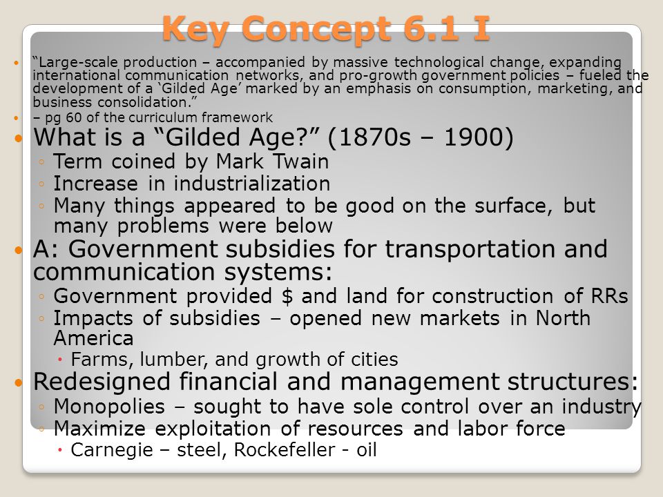 gilded age apush