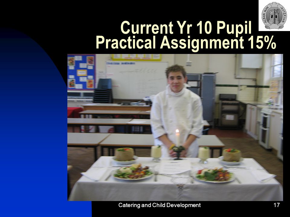 Catering and Child Development17 Current Yr 10 Pupil Practical Assignment 15%