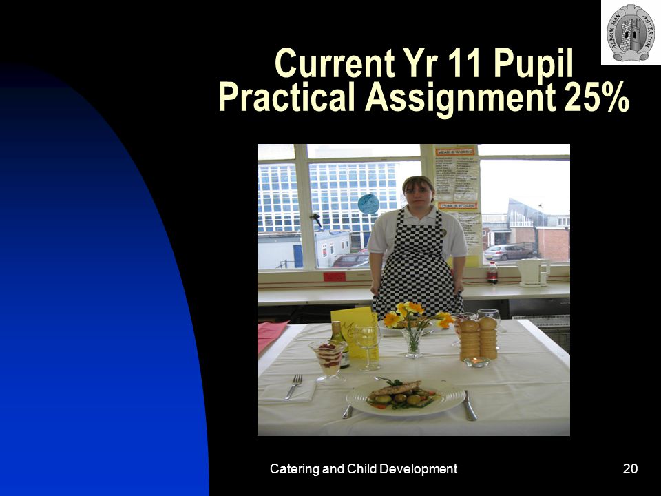 Catering and Child Development20 Current Yr 11 Pupil Practical Assignment 25%
