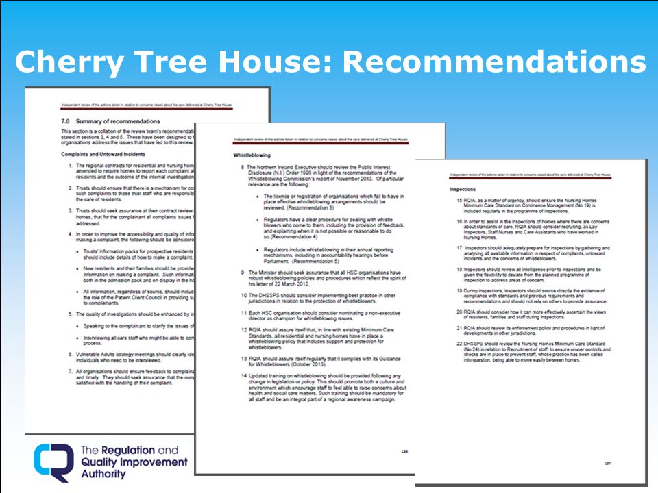 Cherry Tree House: Recommendations
