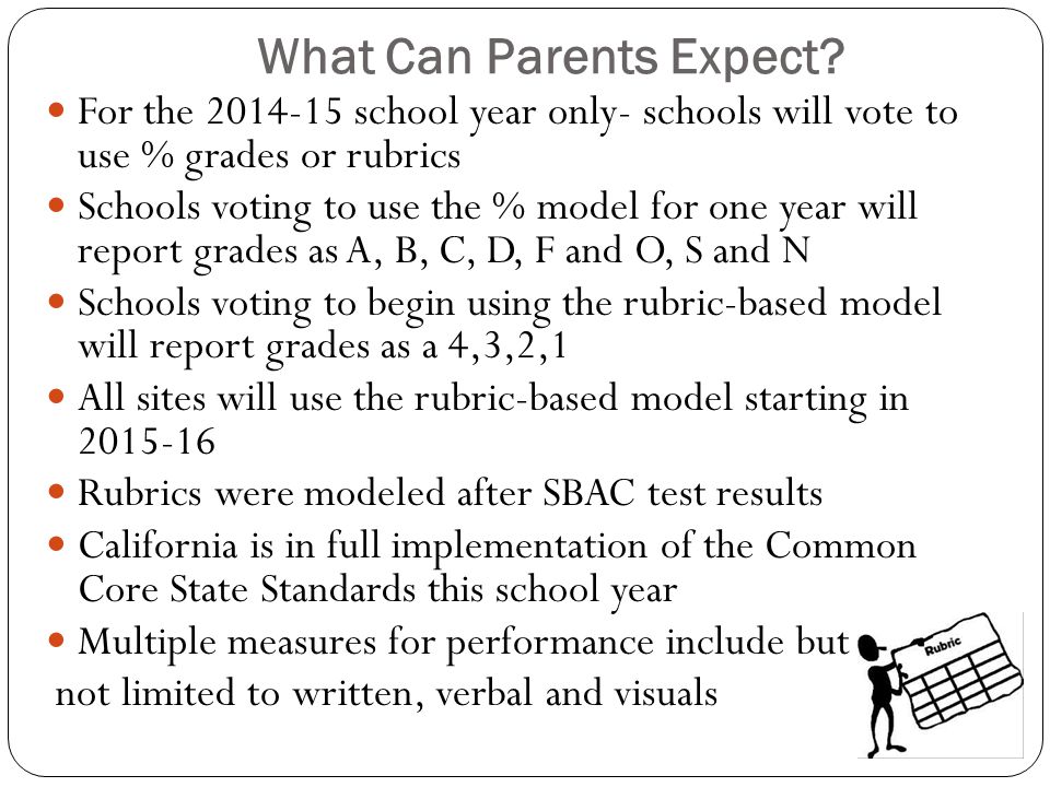 What Can Parents Expect.