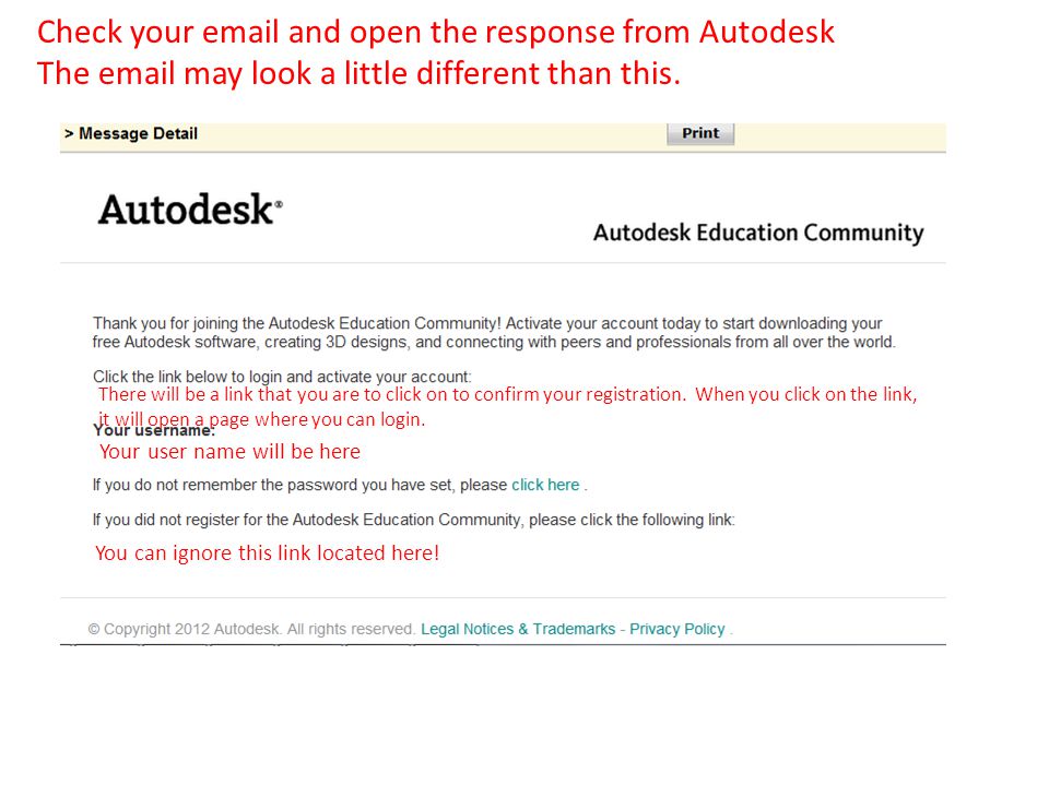 Check your  and open the response from Autodesk The  may look a little different than this.